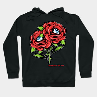 Eyeball Roses Hoodie